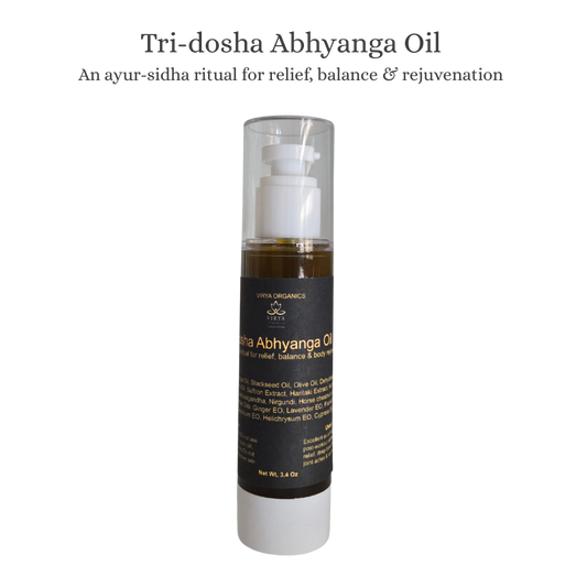 Tri-dosha Abhyanga Oil - Body Oil/Massage oil