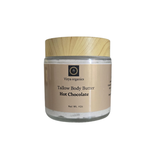 Beef Tallow Body Butter - Hot chocolate scented