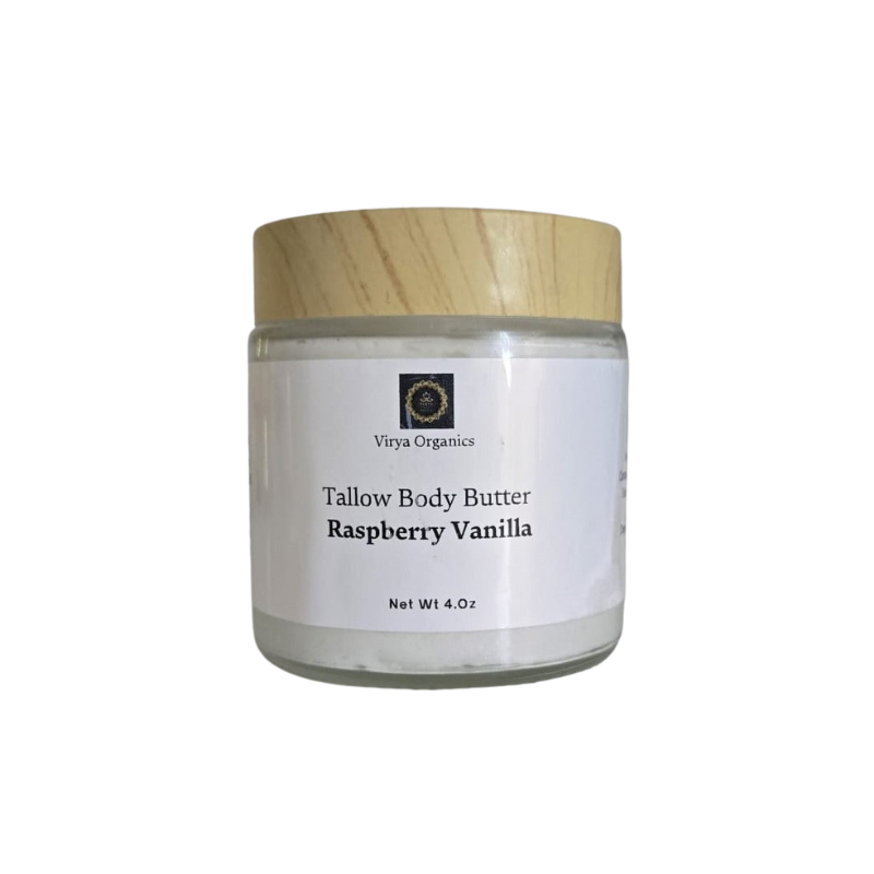 Beef Tallow Body Butter - Raspberry Vanilla