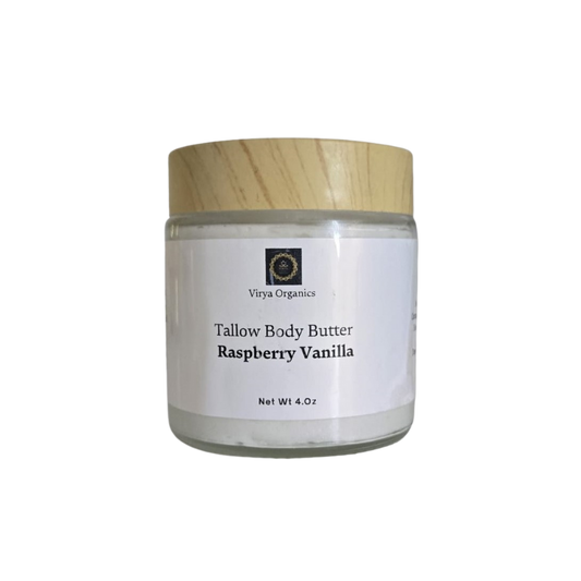 Beef Tallow Body Butter - Raspberry Vanilla